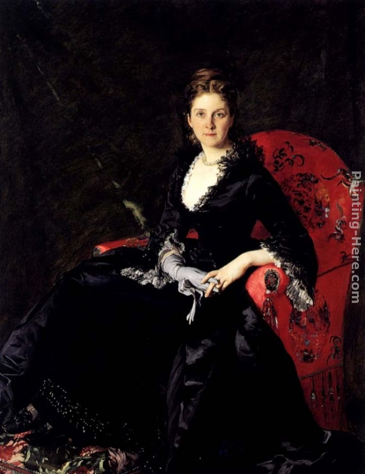 Charles Auguste Emile Durand Portrait of Mme N. M. Polovtsova
